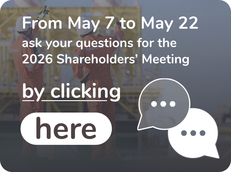 From May 7 to May 22 ask your questions for the 2026 Shareholders' Meeting by clicking here