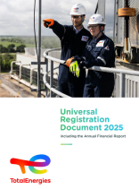 Universal Registration Document 2025 including the Annual Financial Report - TotalEnergies